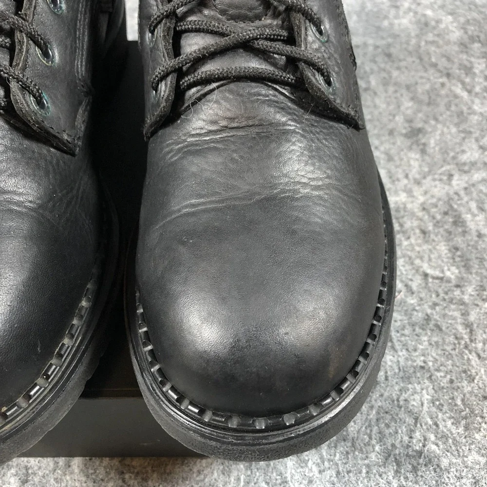 Red‎ Wing 9143 Work Boots Mens 13D Black Leather EH USA Made Workwear
